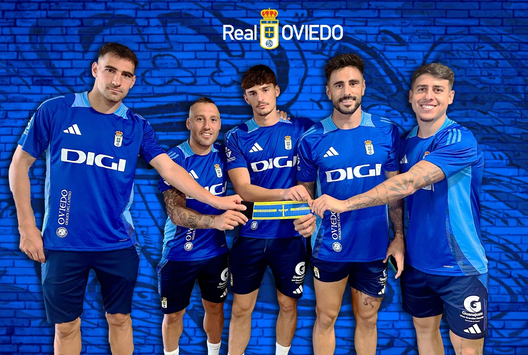 El Real Oviedo elige sus capitanes para la 2024/25