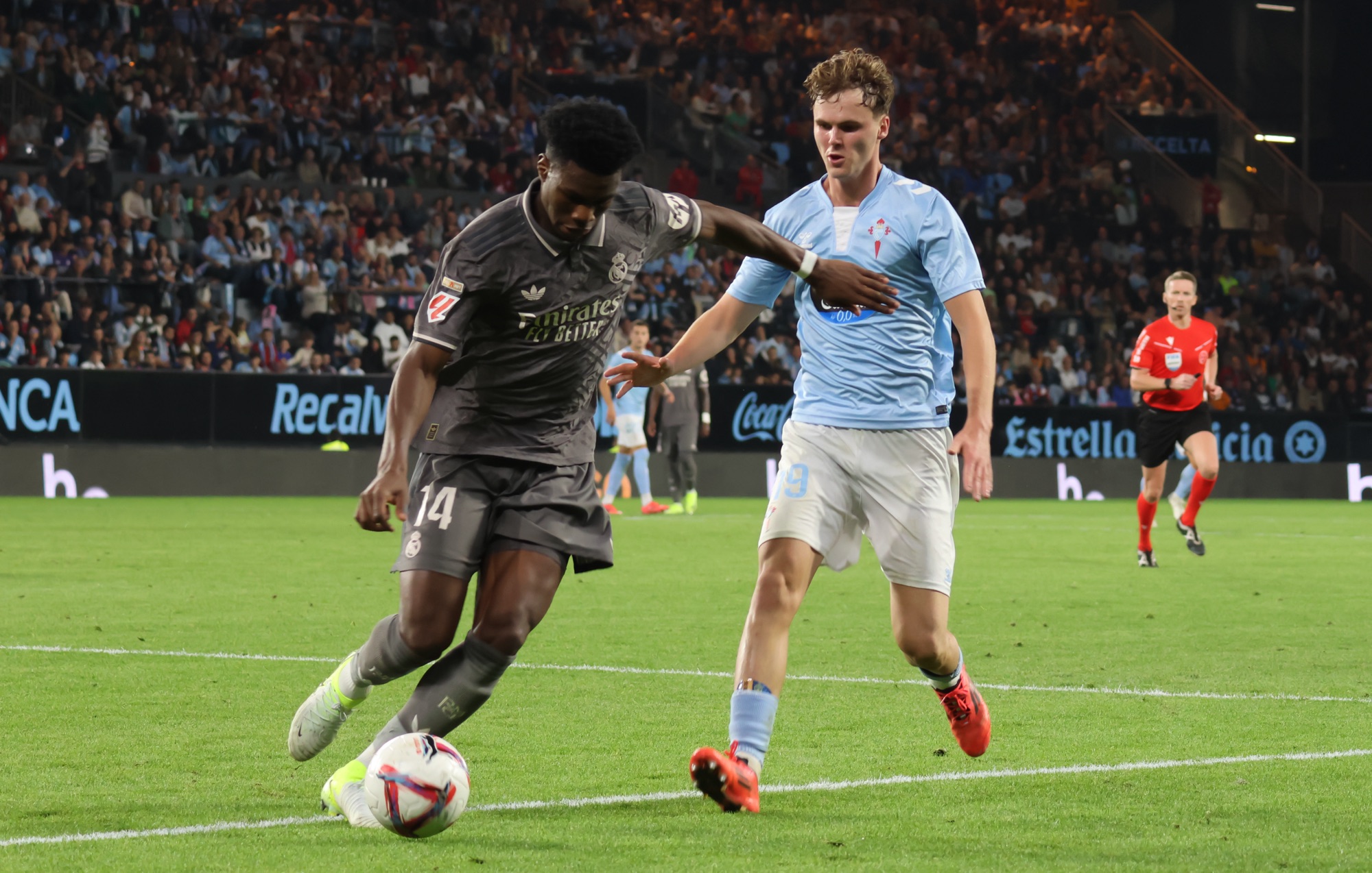 El Celta de Vigo cae derrotado ante el Real Madrid por la mínima mostrando su mejor versión (1-2)