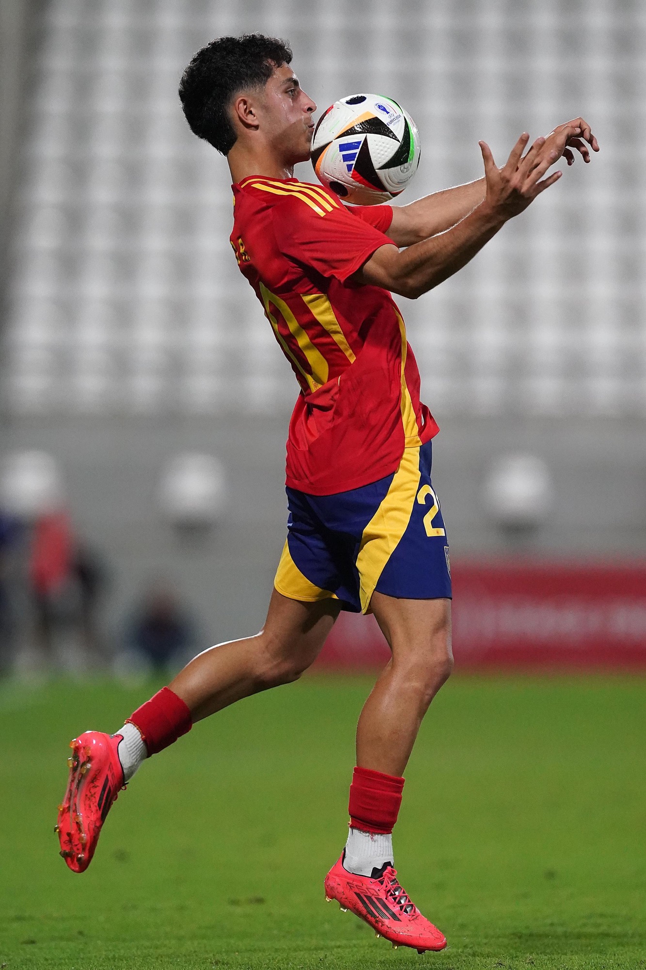 Hugo Álvarez debutó anoche con la selección española sub 21