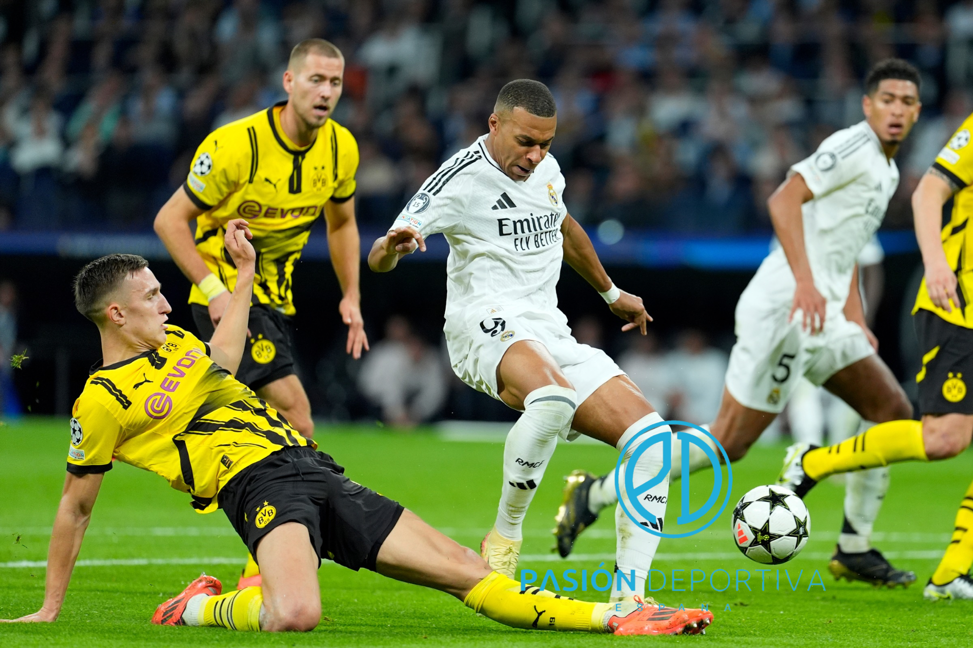 El Real Madrid se exhibe realizando una remontada épica ante un Dortmund que no pudo consumar la ‘vendetta’ de la final de Champions (5-2)