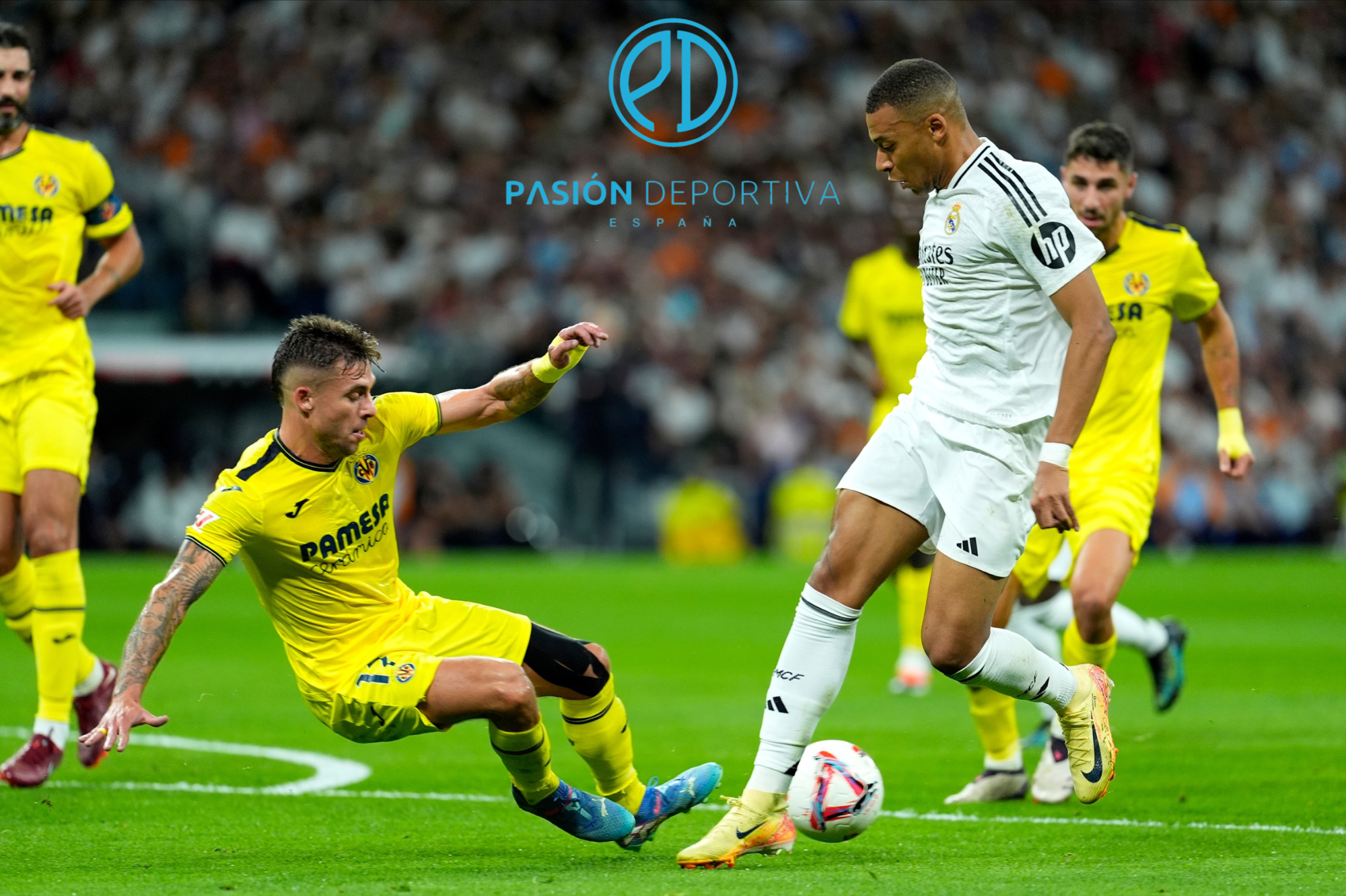 Real Madrid 2-0 Villarreal: Golazo a golazo el Madrid mete presión al Barça