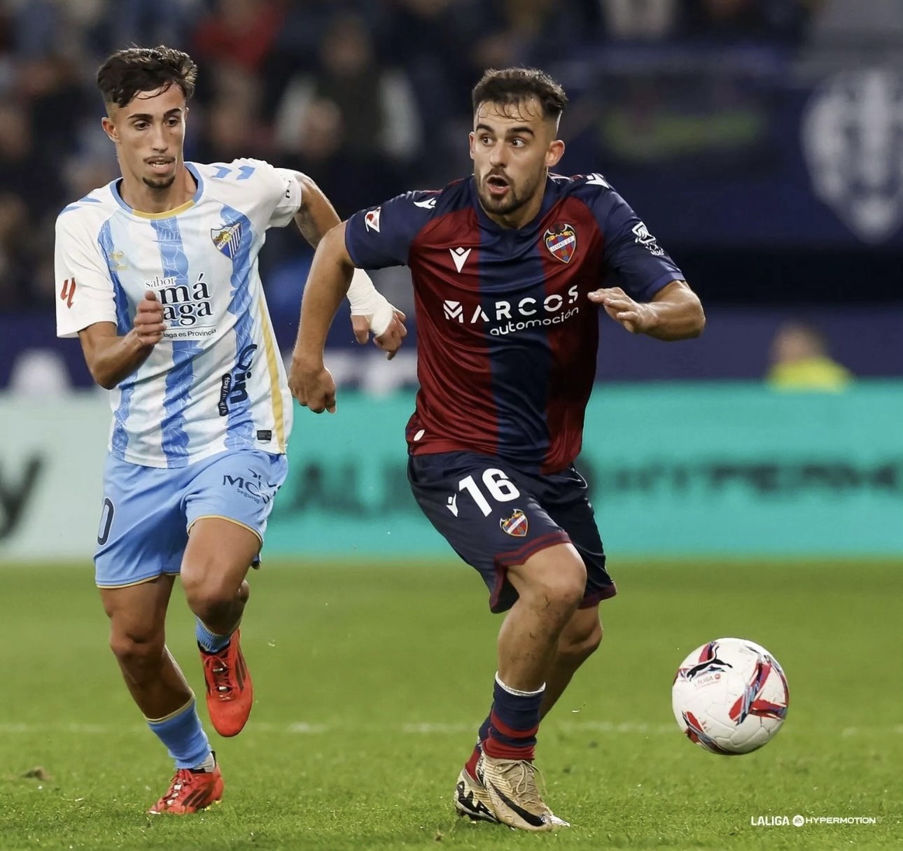 El Levante UD adjudica al Málaga CF su primera derrota como visitante