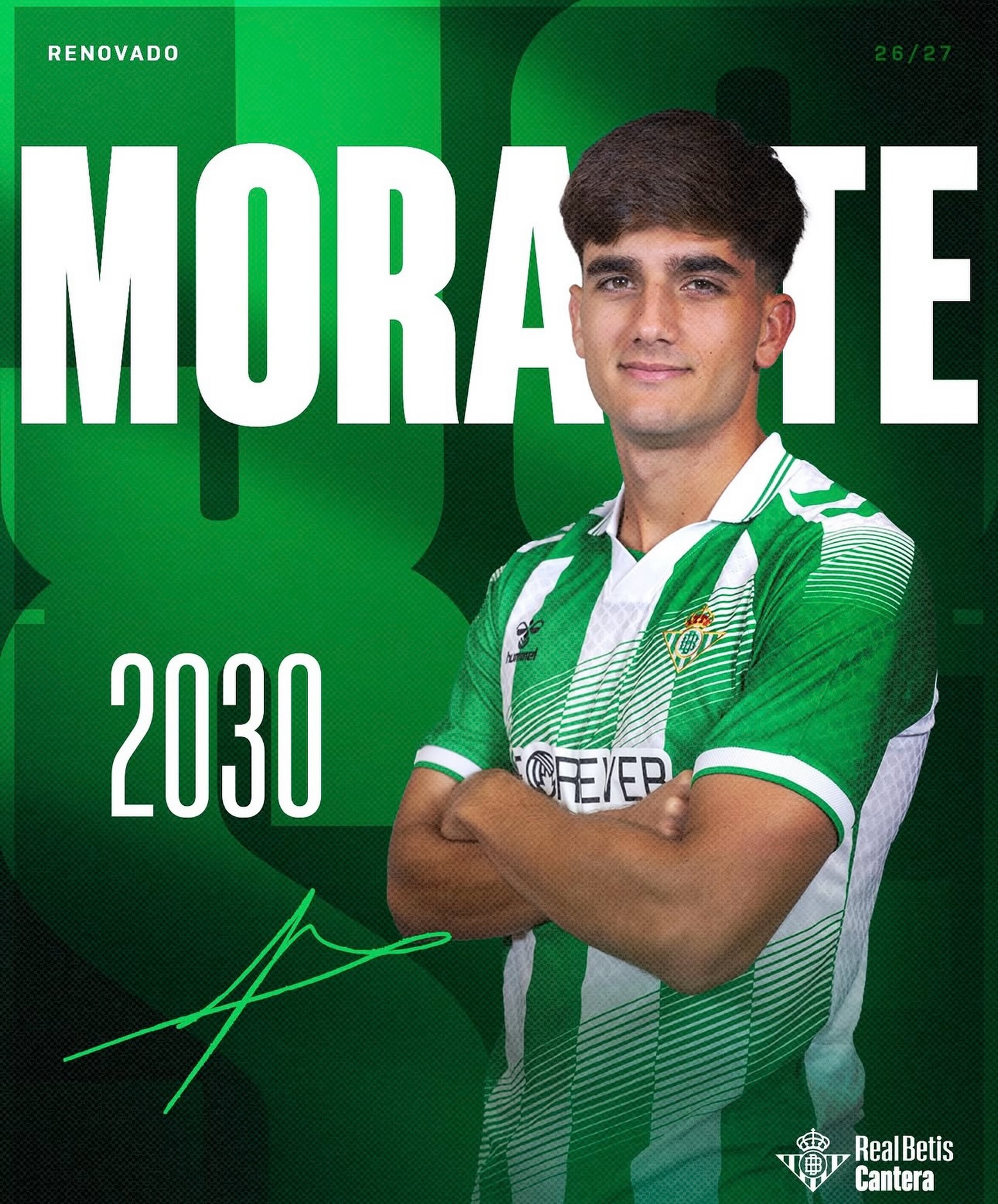 El Betis ata a su nueva joya: Morante firma hasta 2030 tras reinar en europa. @morante_jr @realbetisbalompie 
✍️ @noeortizaragon 
👉🏾https://pasiondeportivaesp.es/el-betis-ata-a-su-nueva-joya-morante-firma-hasta-2030-tras-reinar-en-europa/👈🏾