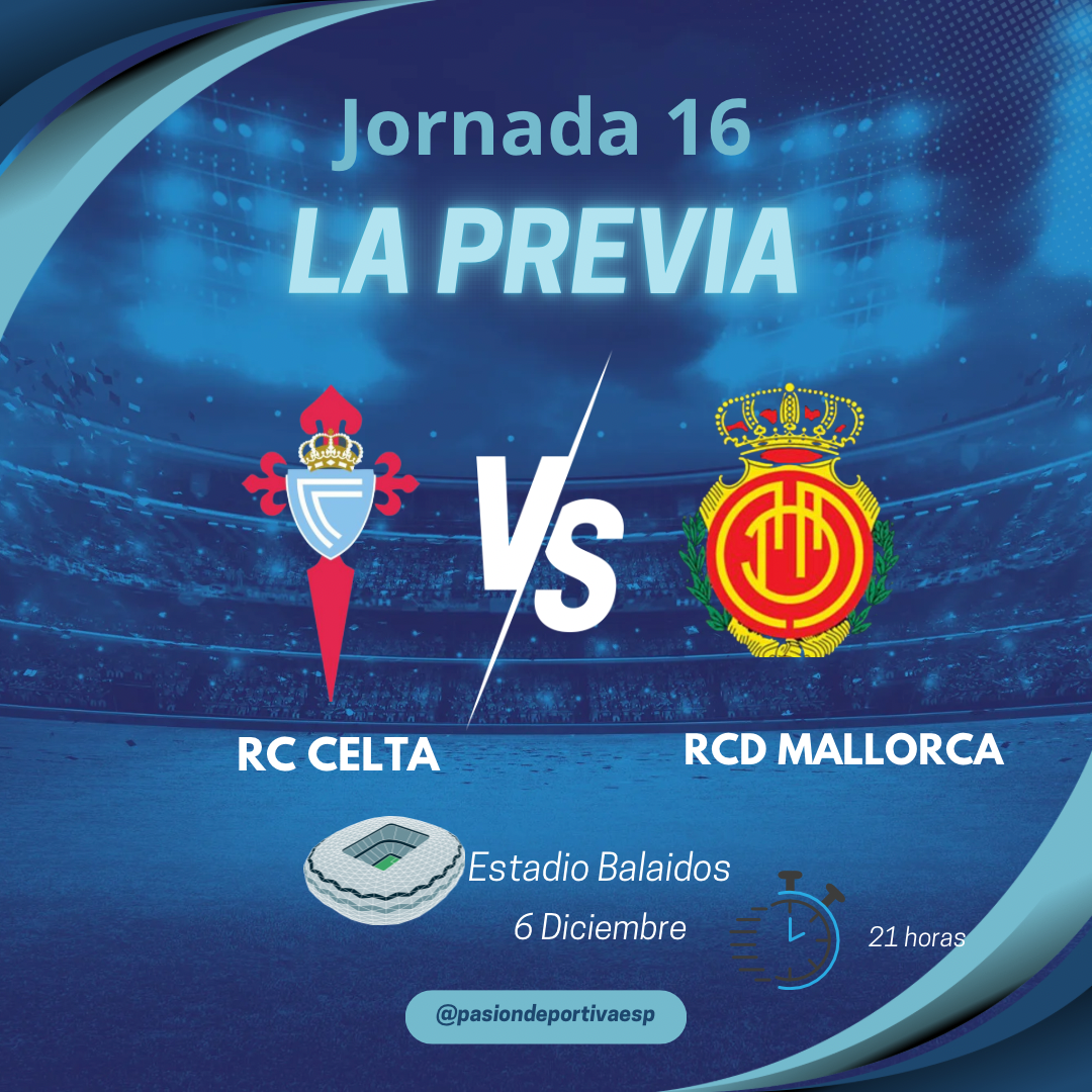 El Celta de Vigo recibe al RCD Mallorca en Balaidos este Viernes