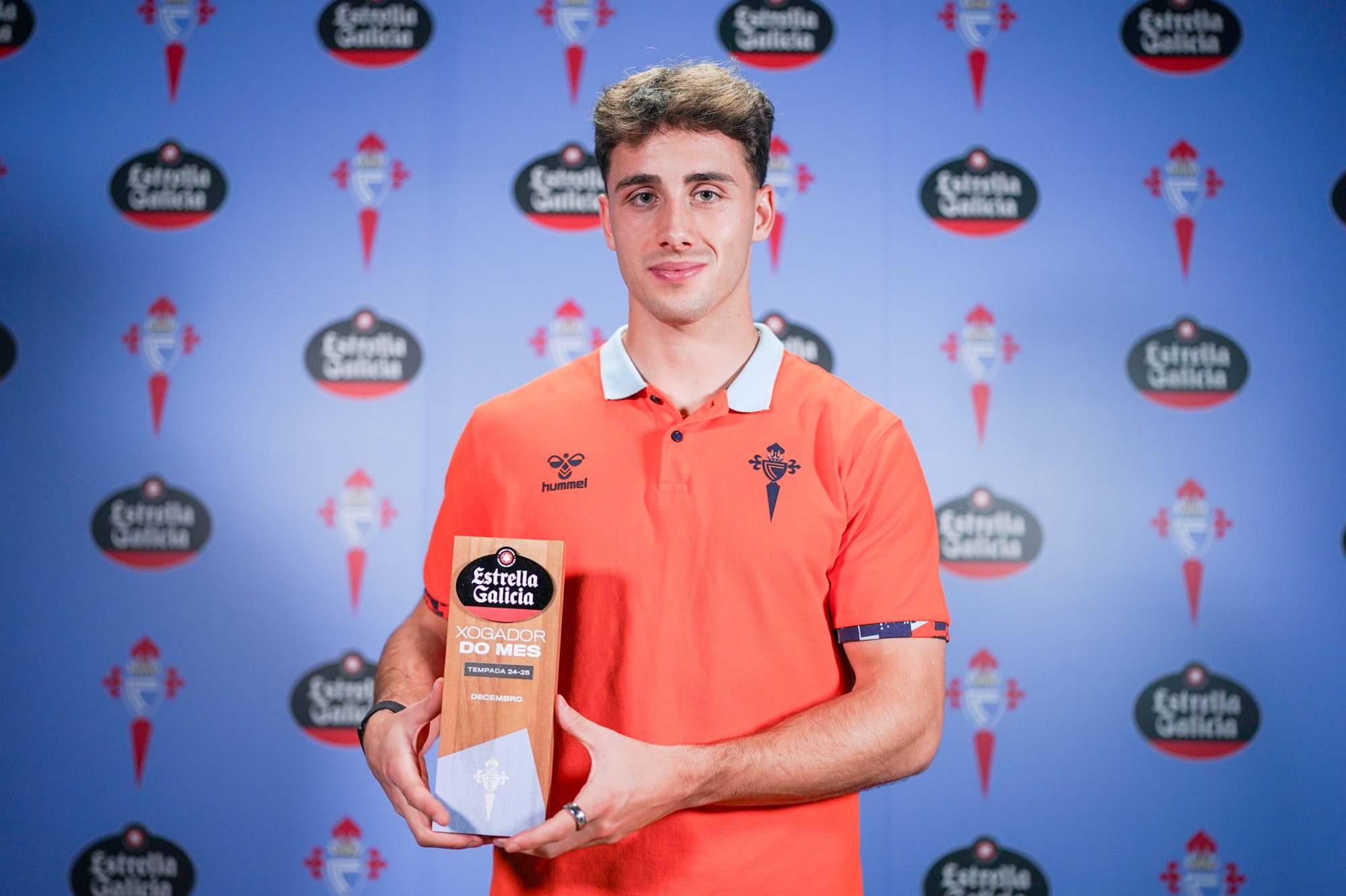 Pablo Durán premio estrella Galicia del mes de Diciembre
