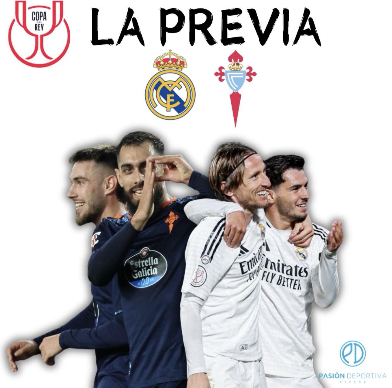 El RC Celta visita el Bernabéu esta noche dispuesto a sellar su pase a cuartos de la copa del rey