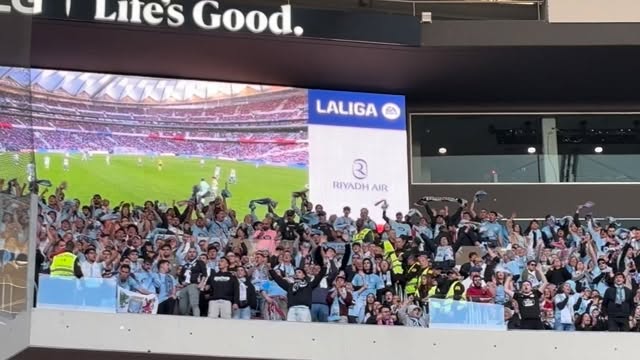 Así ha festejado la afición celeste la victoria del @rccelta ante el @atleticodemadrid (0-1)