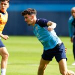 Entrenamiento de los jugadores del Málaga CF en el Anexo de La Rosaleda