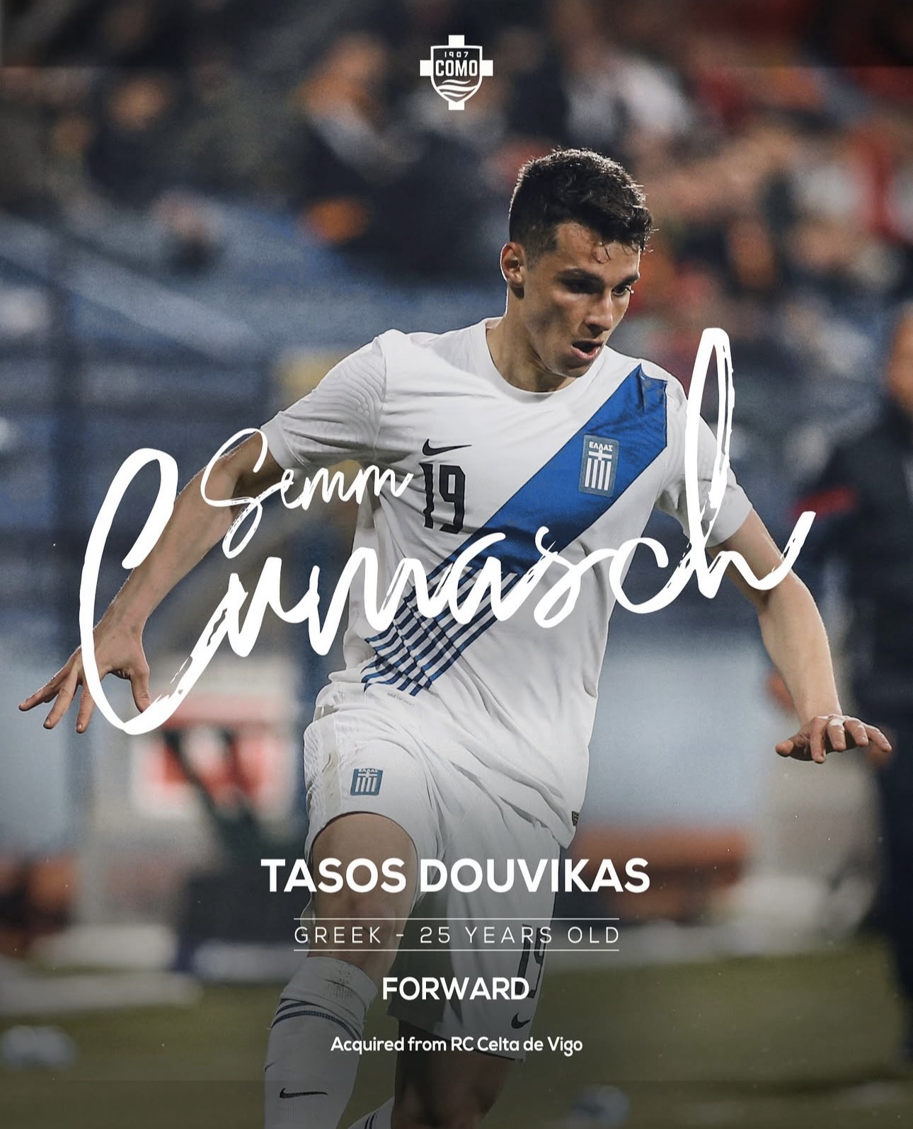 Tasos Douvikas traspasado al Como de Cesc Fabregas