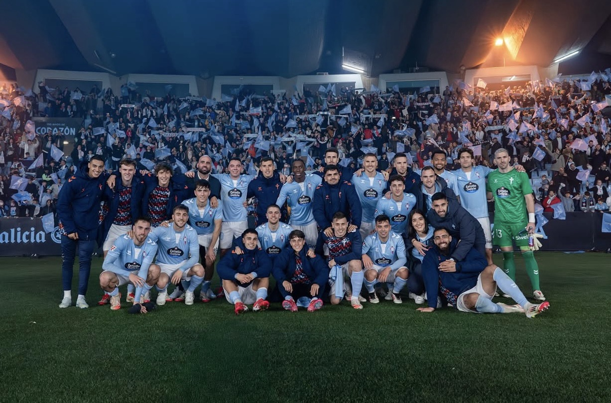 El RC Celta despide la grada de gol con victoria ante el CA Osasuna
