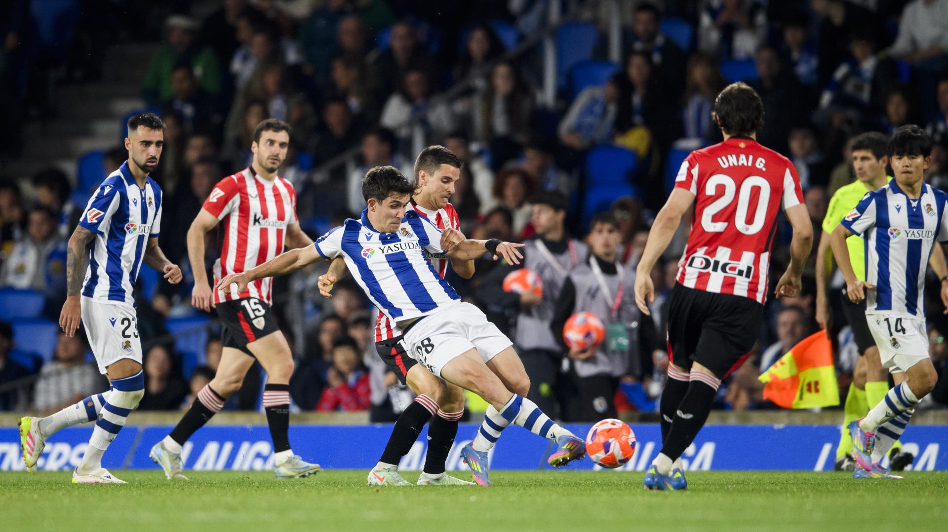 Un derbi sin filo: Real y Athletic firman tablas en un pulso sin dueño