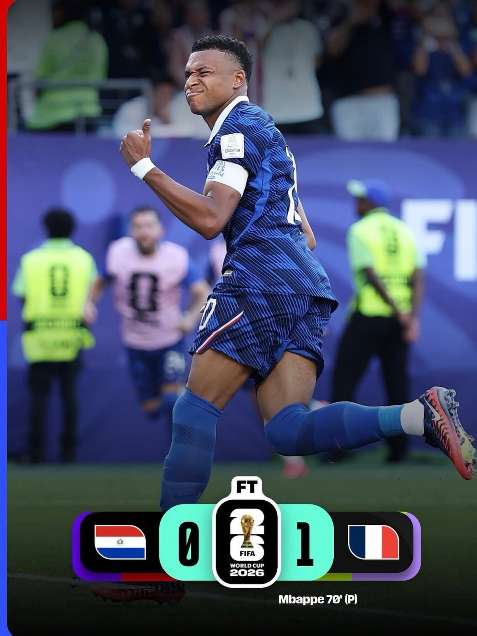 @k.mbappe sigue on fire🔥🔥🔥
El gol del francés ante Panamá dio la victoria a los franceses y se enfrentarán en cuartos de final de la @fifaworldcup a Marruecos.
✍️ @noeortizaragon 
👉🏾https://pasiondeportivaesp.es/mbappe-rompe-el-muro-paraguayo-y-clasifica-a-francia/👈🏾