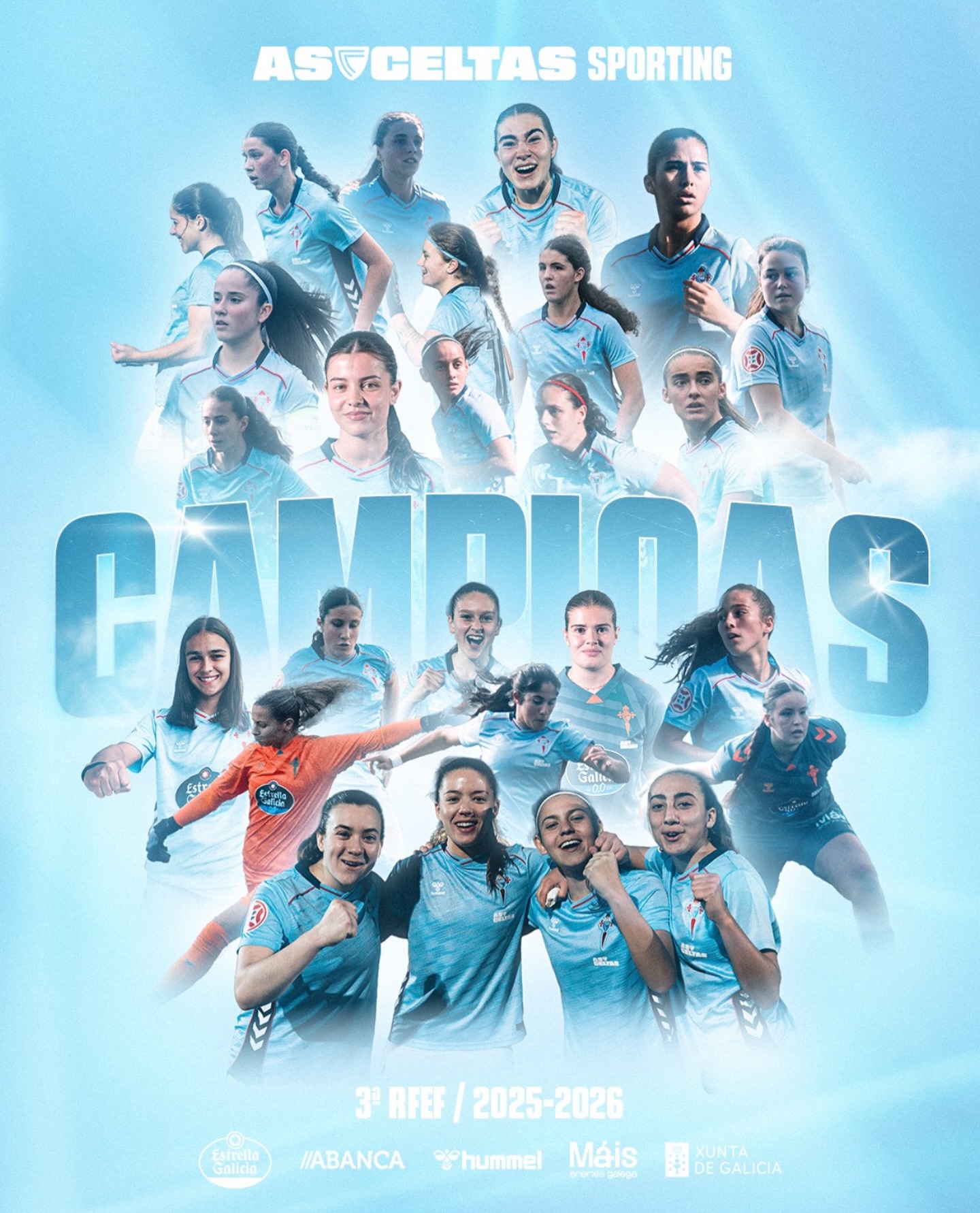 CAMPEONAS DE LIGA 😍 @asceltas SPORTING