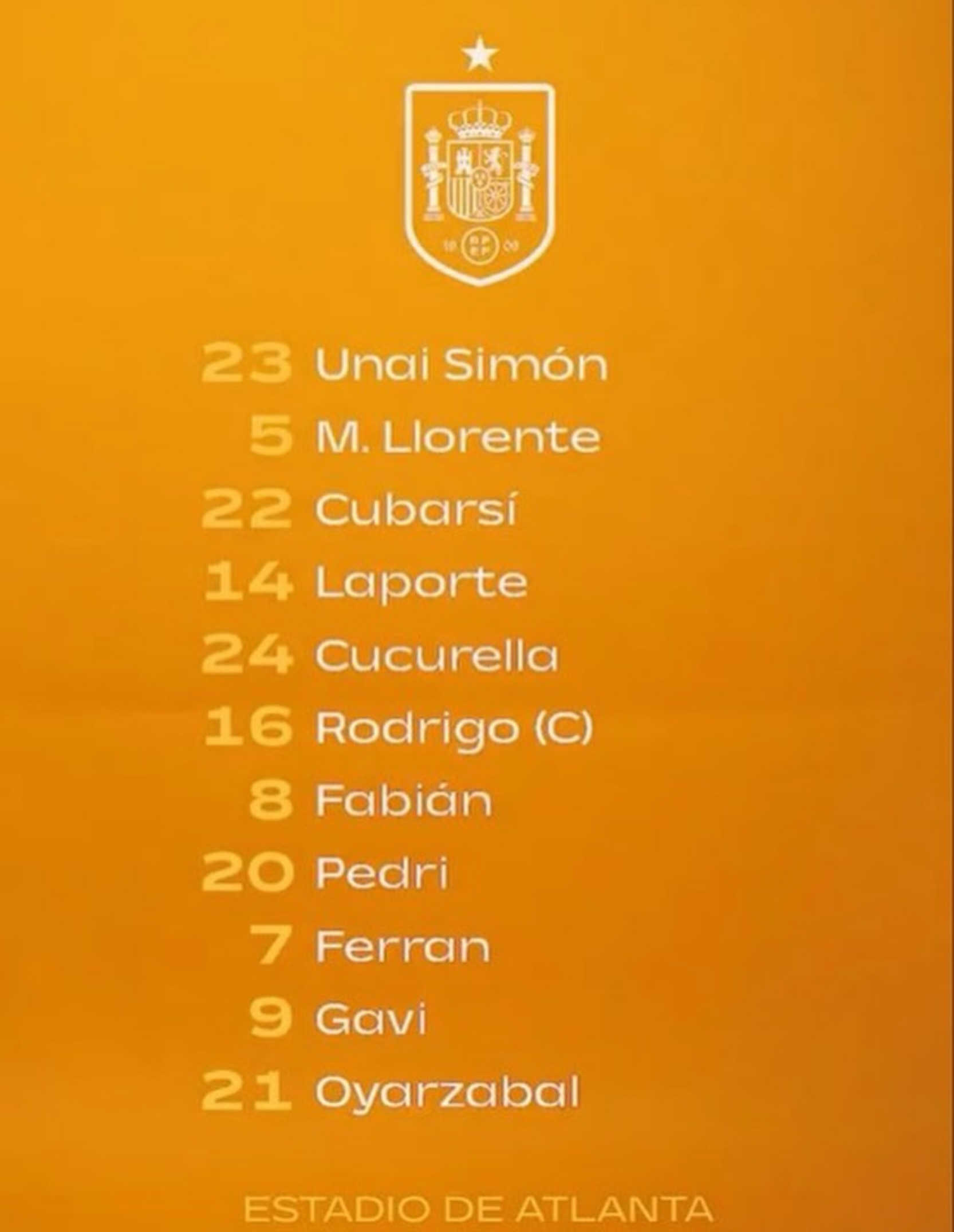 El once de la @sefutbol para su debut en la @fifaworldcup🇪🇸