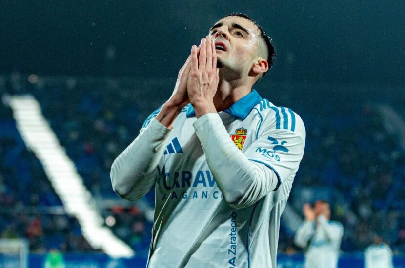 Real Zaragoza 1 real sociedad B 1: Otro paso en falso en casa