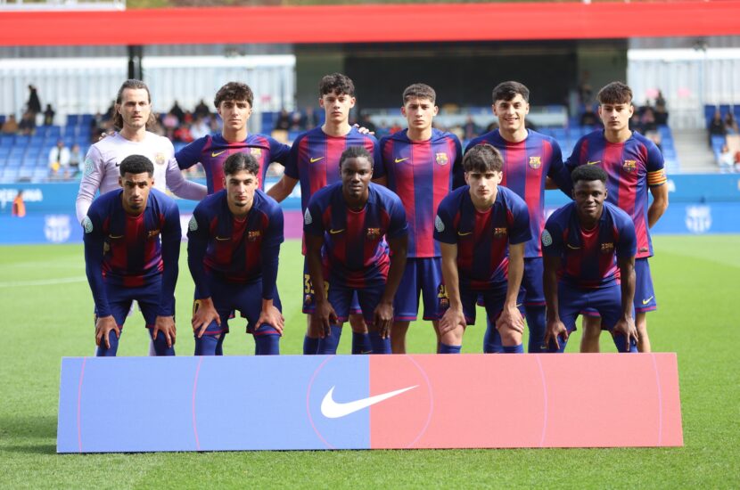 Fariñas rescata un punto para el Barça Atlètic en el descuento ante el Atlètic Balears (1-1)