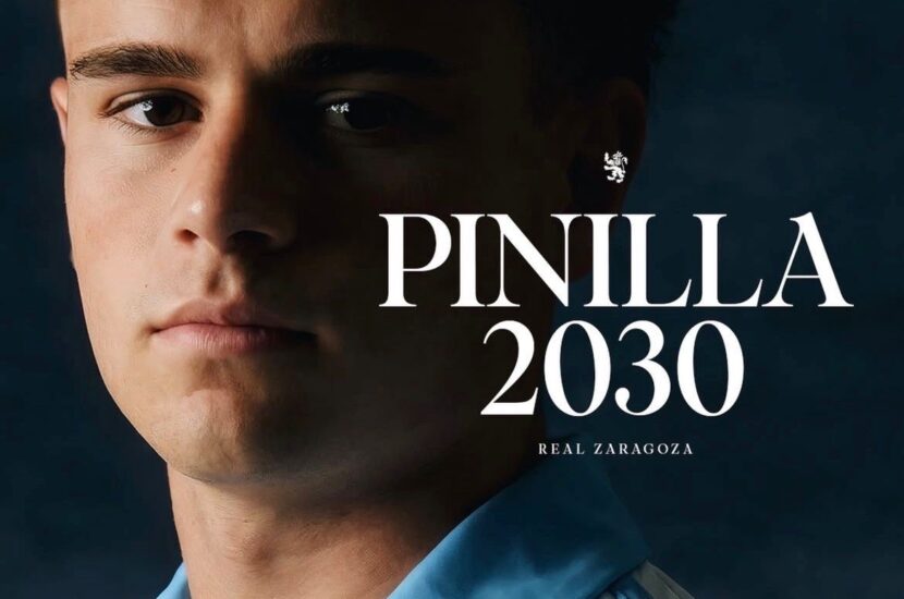 El Zaragoza ata a una joya de casa: Hugo Pinilla renueva hasta 2030