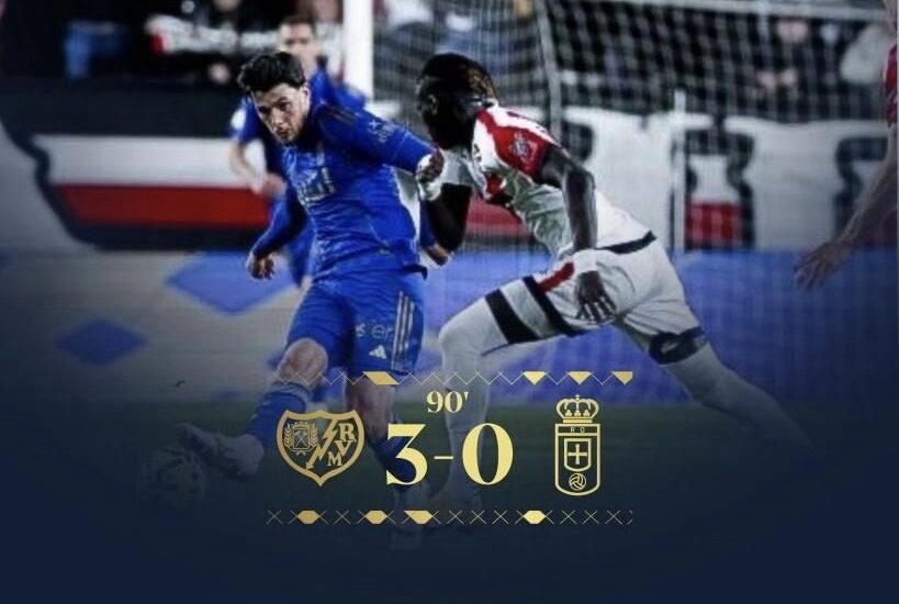 El Oviedo se descose en Vallecas y se mete en un problema serio