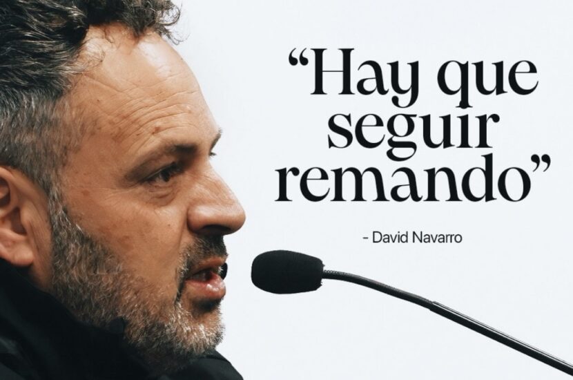 Navarro: “Ganar y seguir hasta llegar a la orilla”