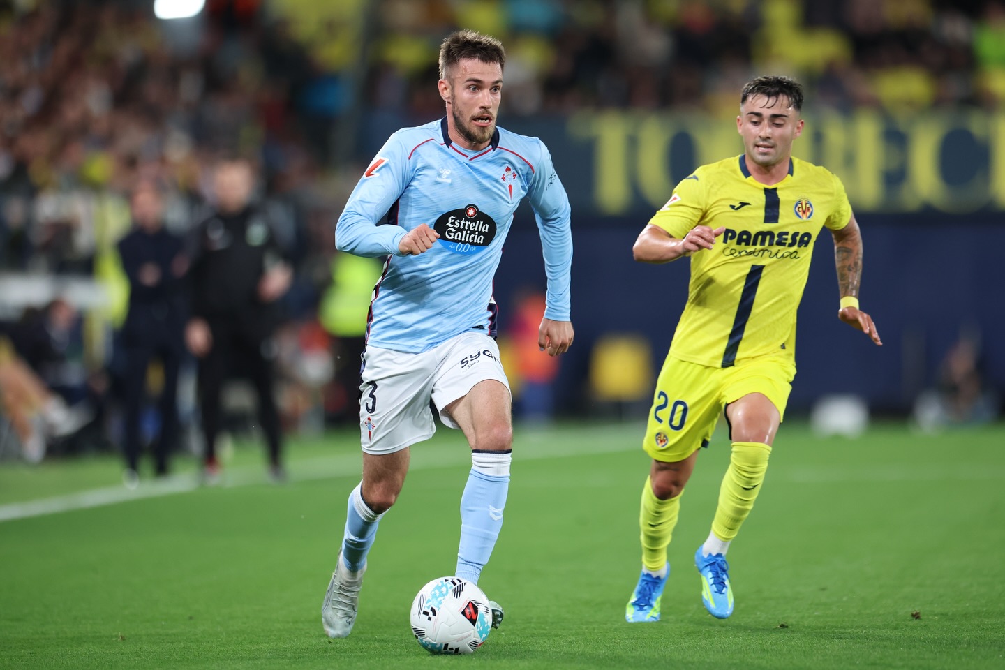 Final del partido en La Cerámica , @villarrealcf 2 @rccelta 1
📸 @noeortizaragon ©️