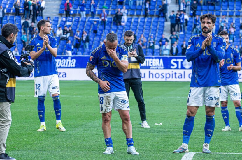Orgullo azul entre el caos: el Oviedo resiste con nueve ante el Getafe y aplaza el descenso