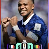 Francia 3-1 Senegal:Mbappé firma un doblete para liderar a Francia