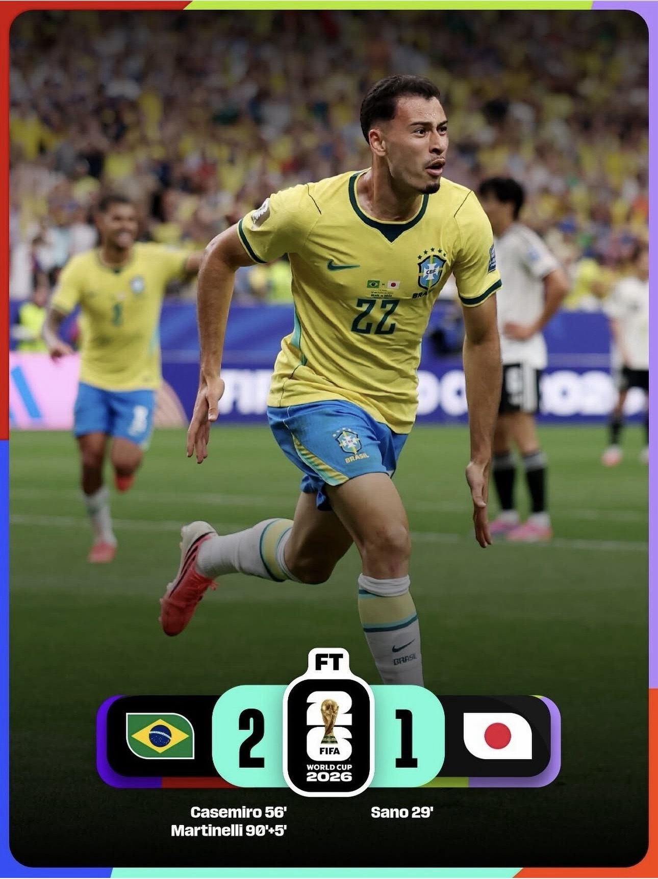 Brasil supera a un combativo Japón y ya está en octavos (2-1)