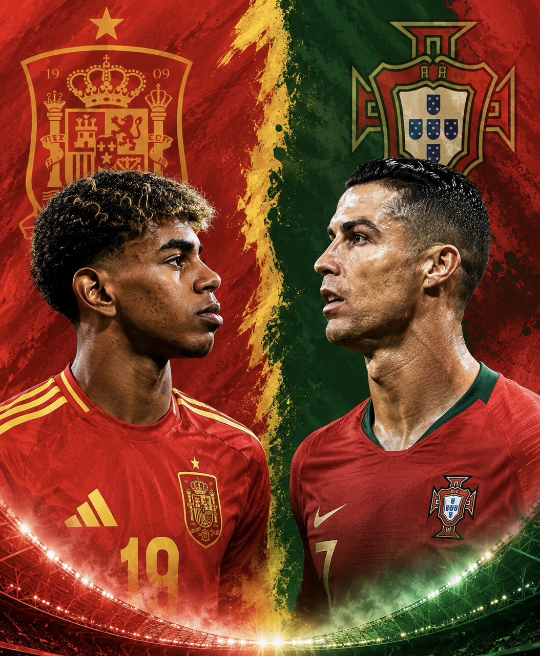 España y Portugal, un clásico con aroma a final: talento, orgullo y un billete para seguir soñando