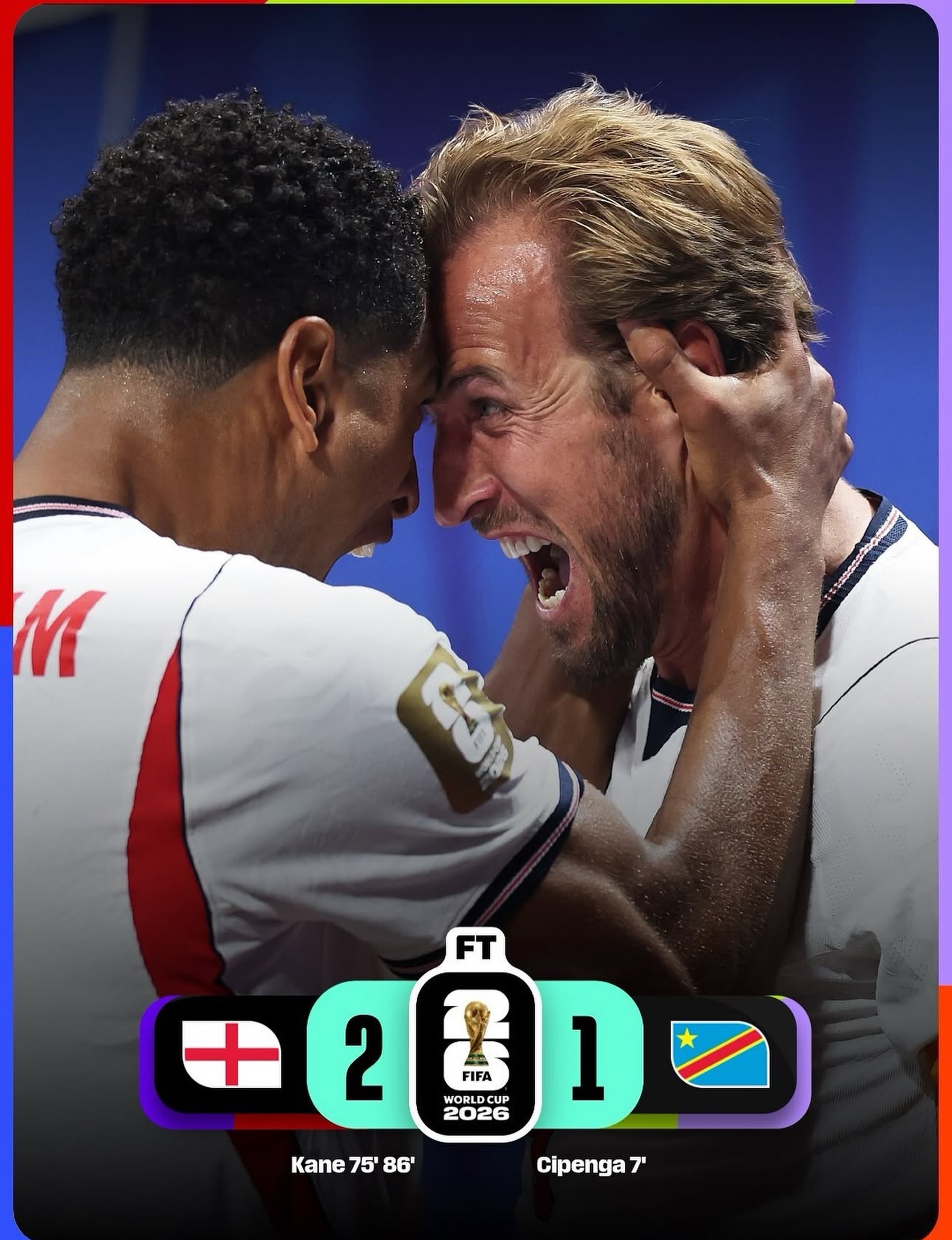 Inglaterra ya está en OCTAVOS de final de la @fifaworldcup 🏆⚽️