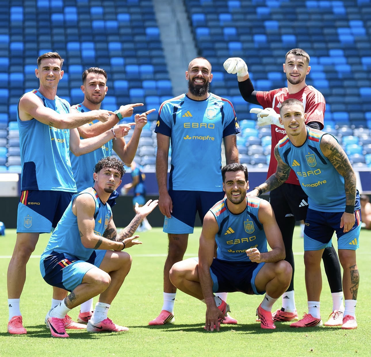 Ocho internacionales esperan su oportunidad: los jugadores de España que aún no han debutado en el Mundial.