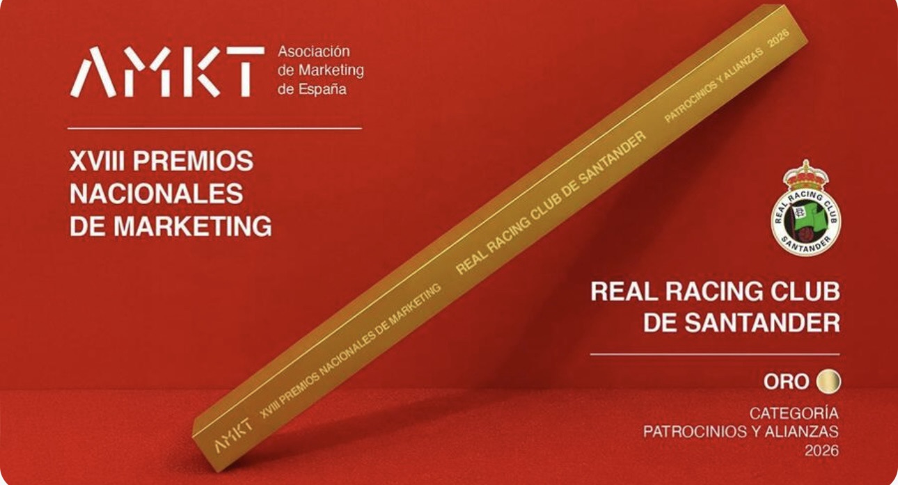 Real Racing Club, mucho más que fútbol : Primer premio en la Categoria «Patrocinios y Alianzas» en los premios Nacionales de Marketing de España