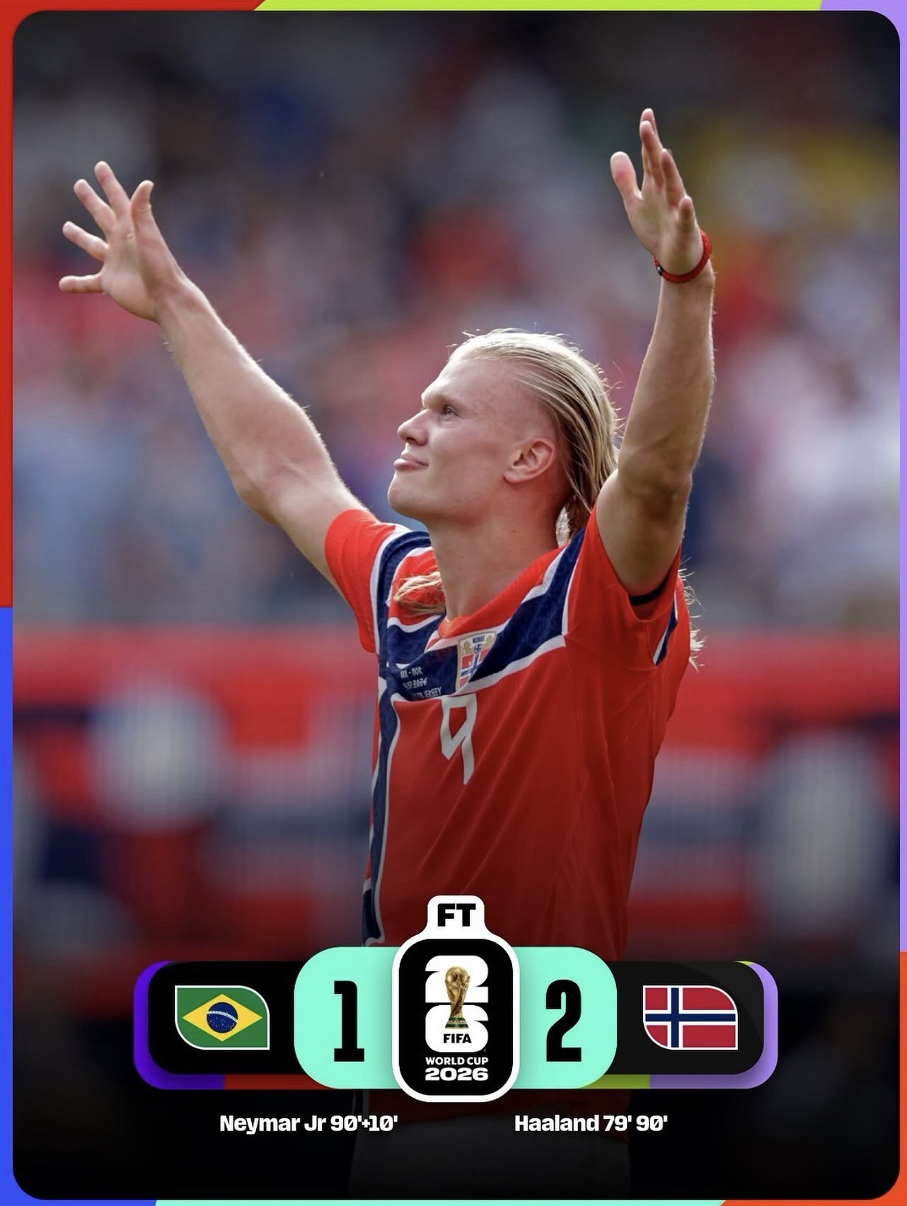 Noruega tumba a Brasil y firma la gran sorpresa del Mundial